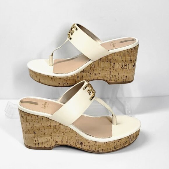 SAM EDELMAN yardlie wedge sandals Sz 8.5 NEW - Picture 5 of 8